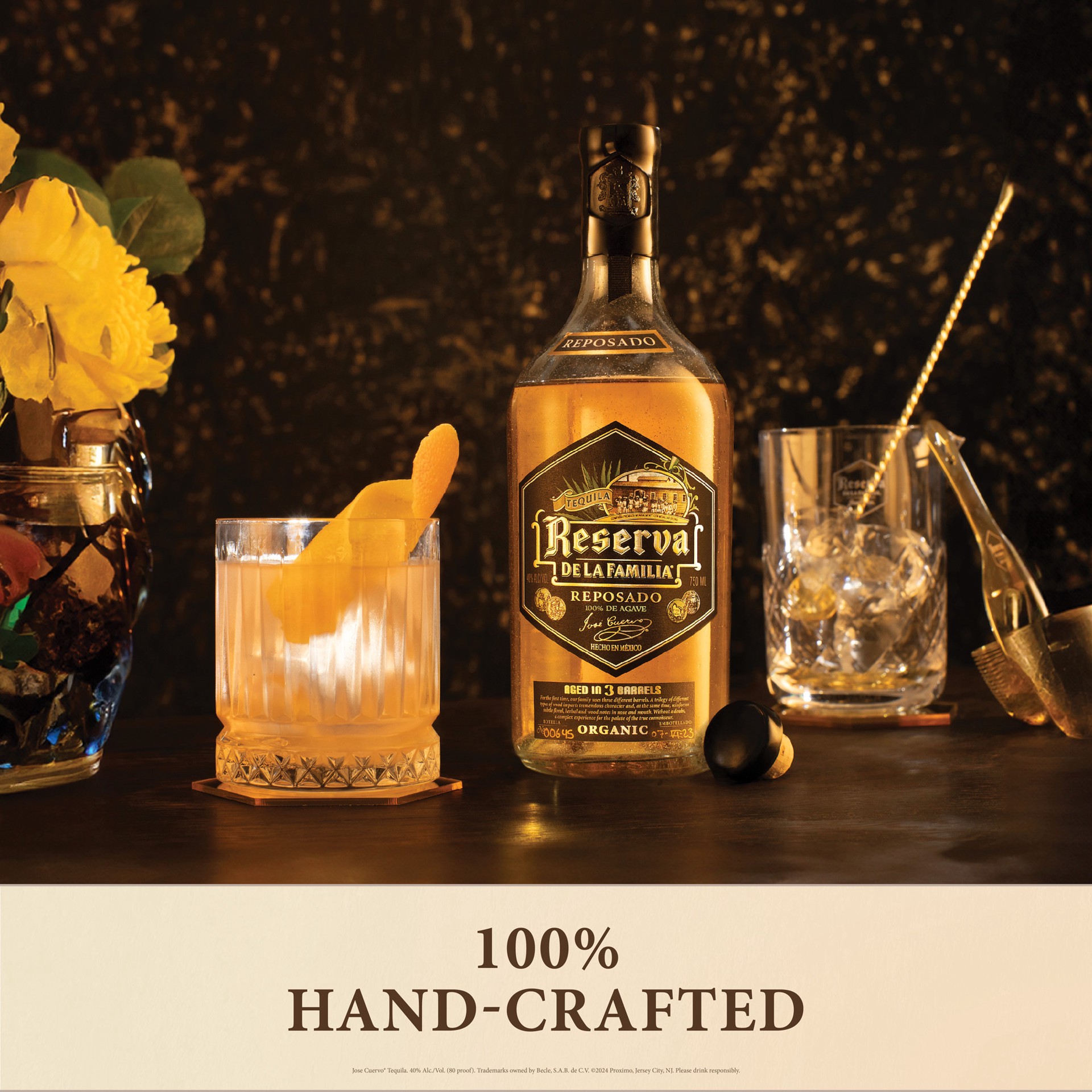 slide 2 of 10, Reserva de la Familia by Jose Cuervo Organic Reposado Tequila 80 Proof (750 ml), 750 ml