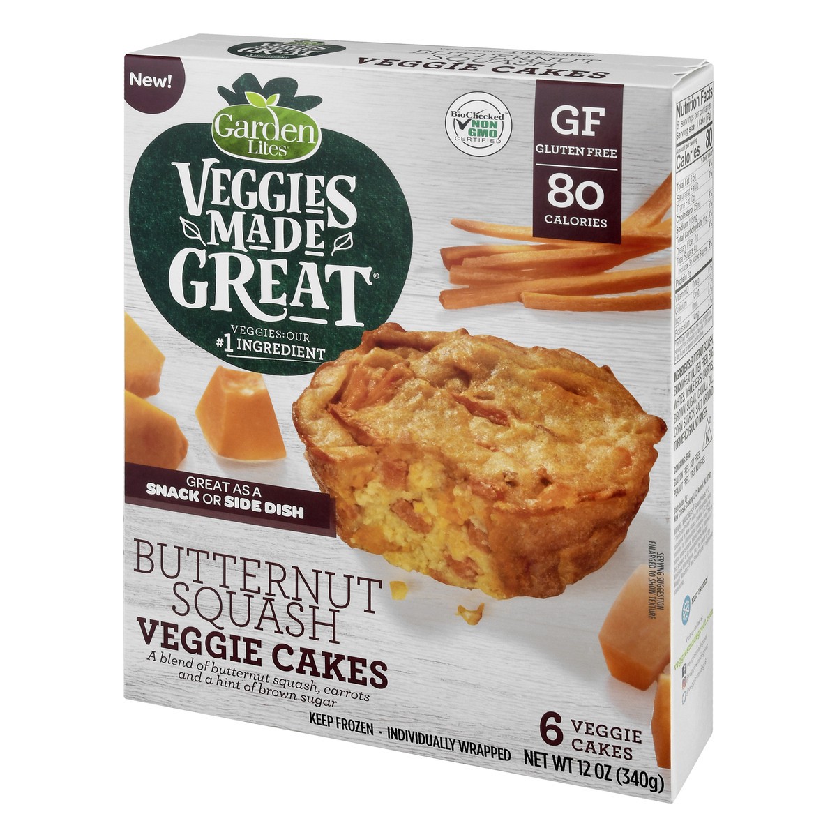 slide 9 of 13, Veggies Made Great Garden Lites Butternut Squash Veggie Cakes, 6 ct; 2 oz