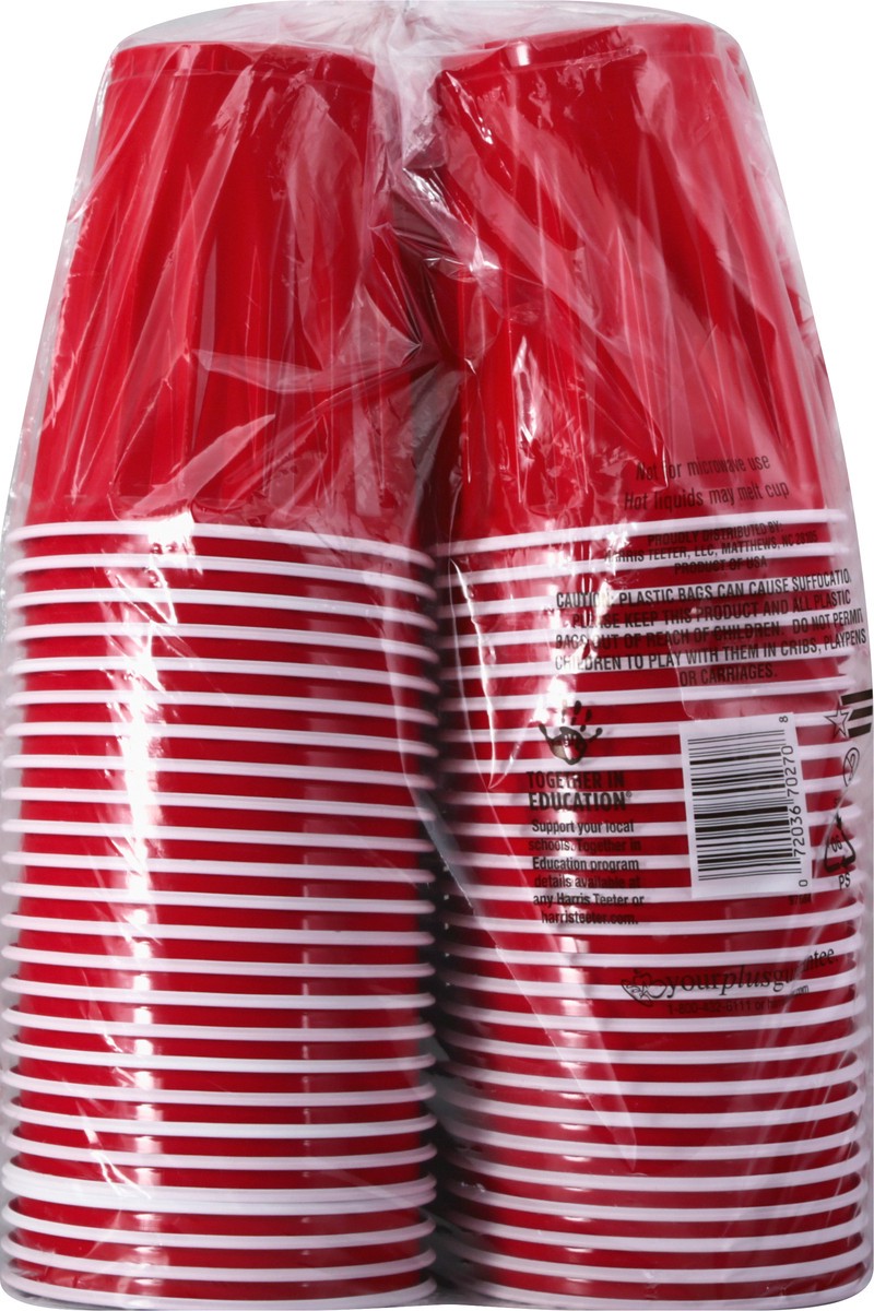 slide 3 of 11, Harris Teeter yourhome Plastic Cups, 100 ct