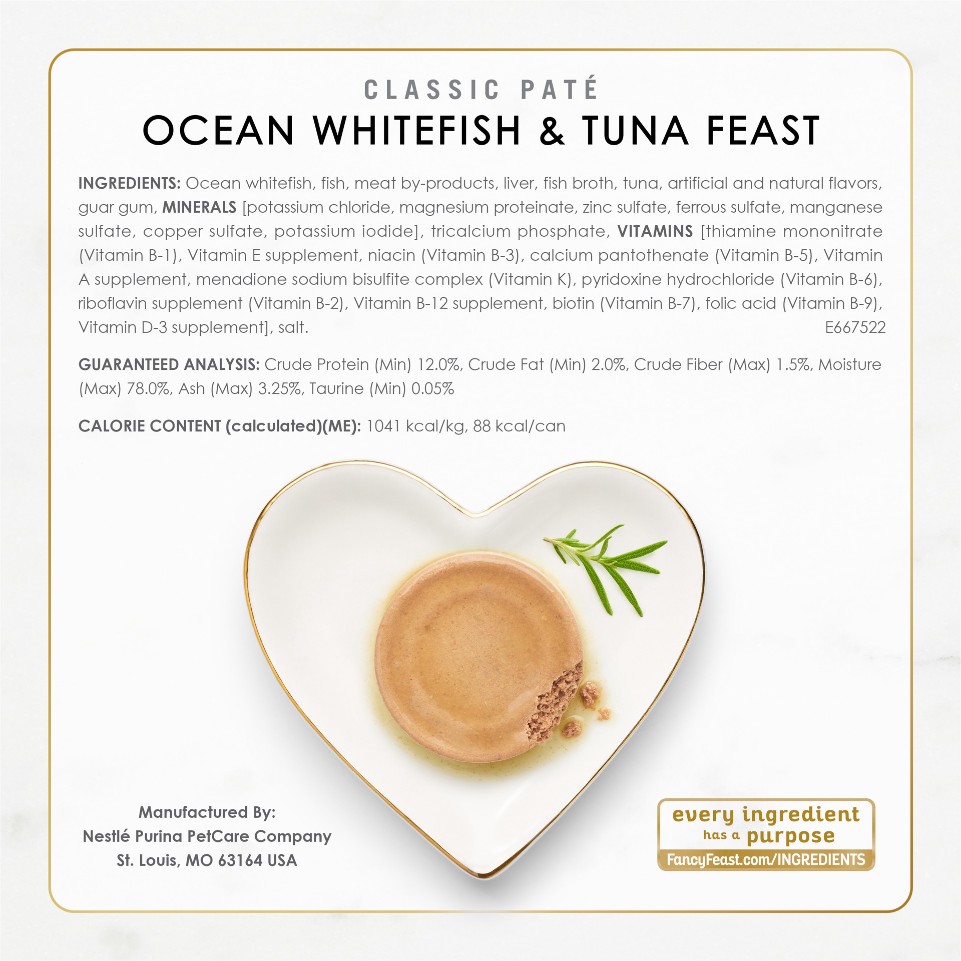 slide 2 of 9, Fancy Feast Seafood Classic Pate Variety Pack, 36 ct