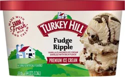 Turkey Hill Premium Fudge Ripple Ic