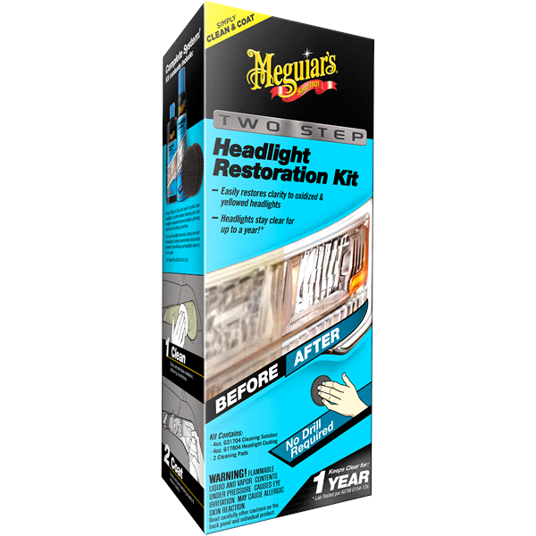 slide 1 of 1, Meguiars Two Step Headlight Restoration Kit Kit, 4 per case, 0.8 lb