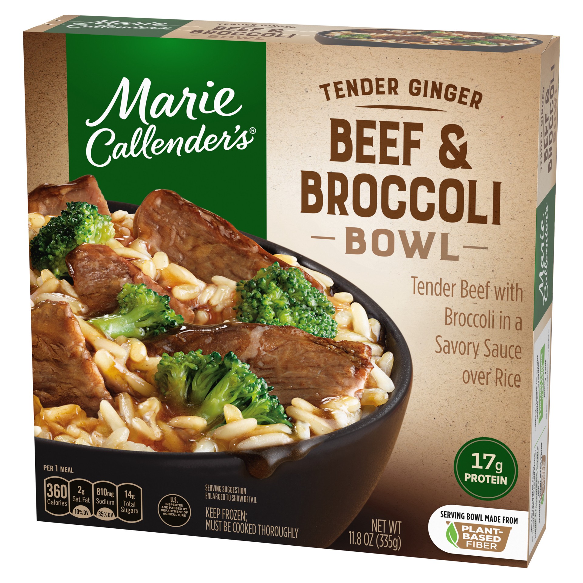 slide 4 of 5, Marie Callender's Tender Ginger Beef & Broccoli Bowl, 11.8 oz