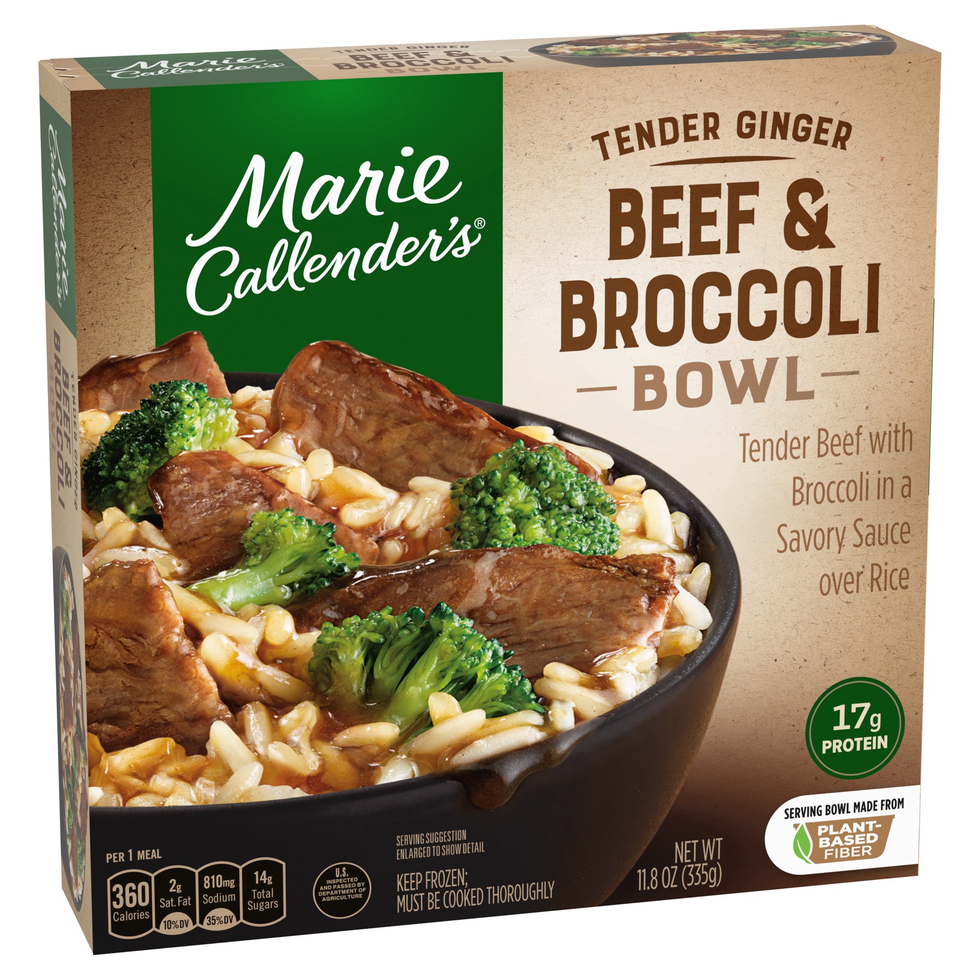 slide 2 of 5, Marie Callender's Tender Ginger Beef & Broccoli Bowl, 11.8 oz