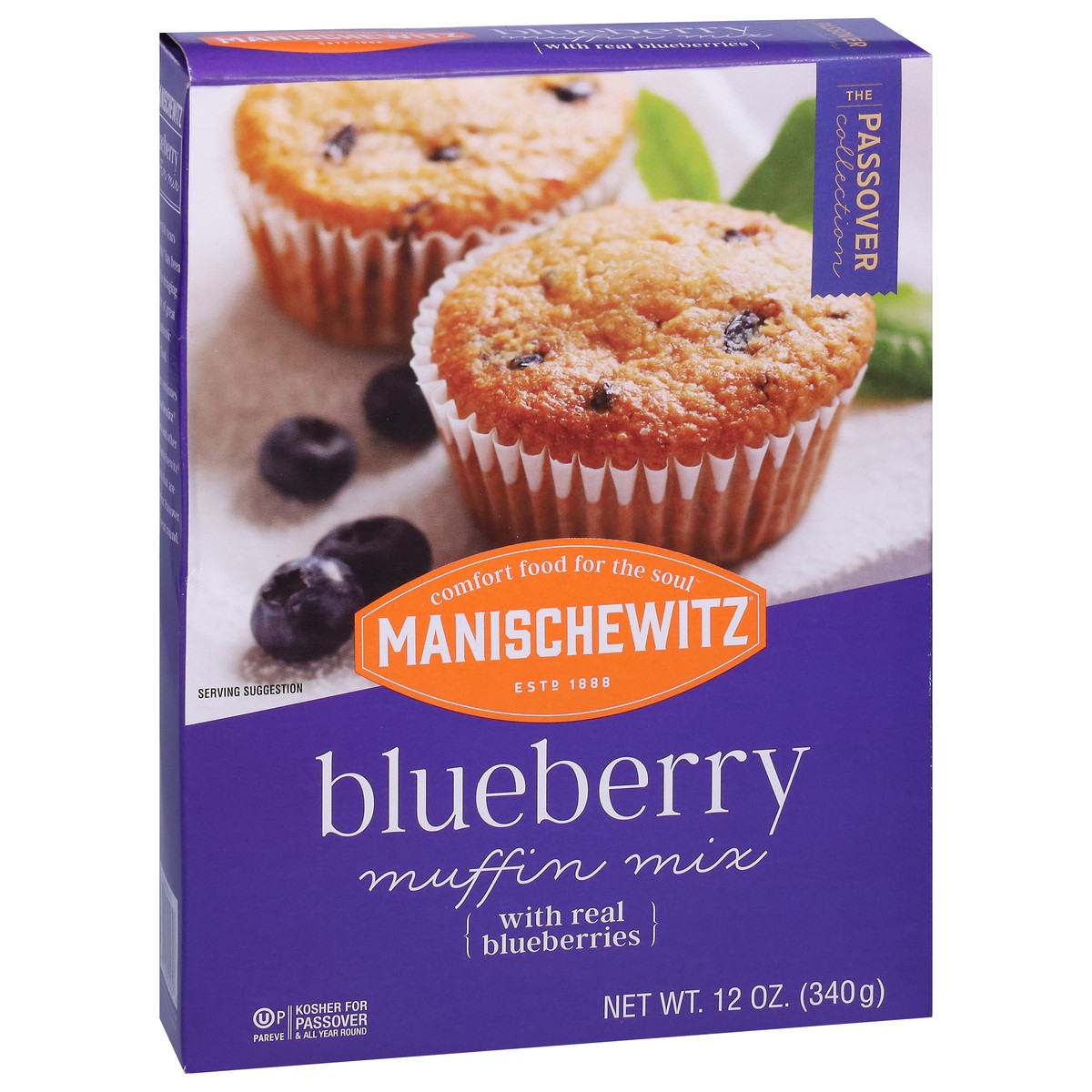 slide 7 of 9, Manischewitz Blueberry Muffin Mix, 12 oz