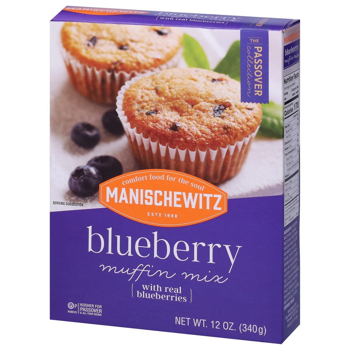 slide 3 of 9, Manischewitz Blueberry Muffin Mix, 12 oz