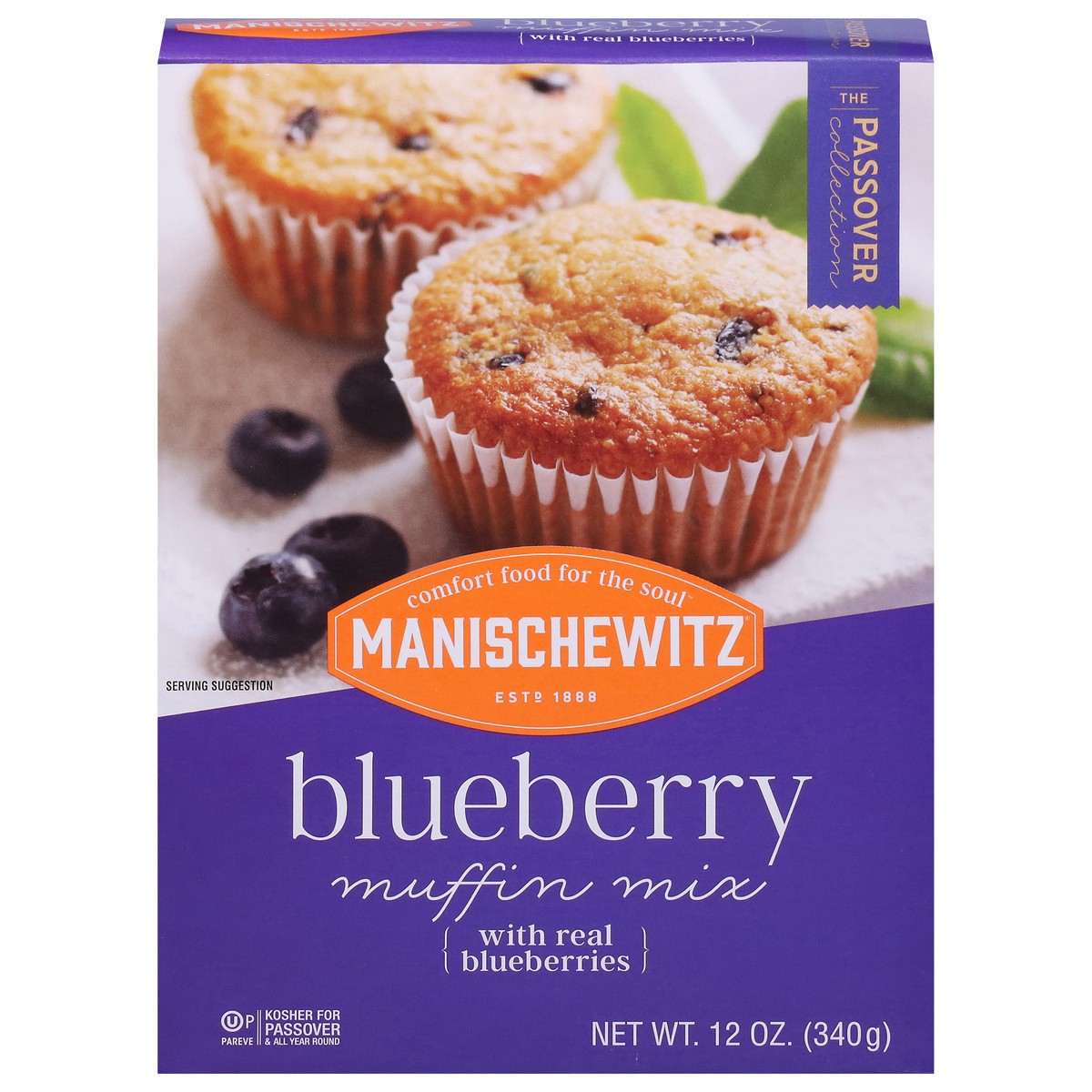 slide 1 of 9, Manischewitz Blueberry Muffin Mix, 12 oz