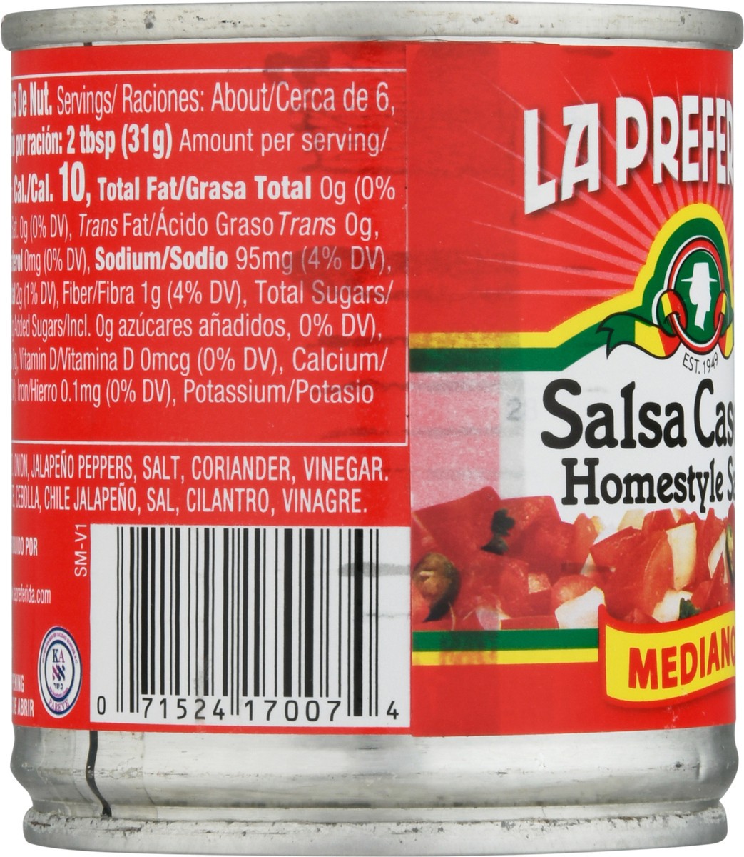 slide 5 of 11, La Preferida Medium Homestyle Salsa 7 oz, 1 ct