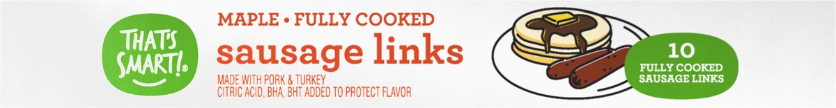 slide 8 of 14, That's Smart! Maple Fully Cooked Sausage Links, 6.4 oz