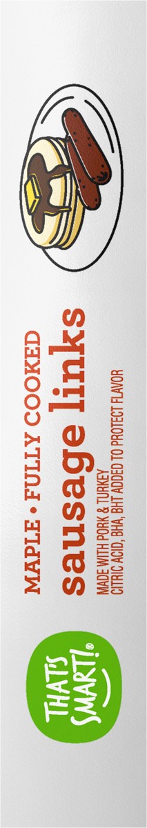 slide 7 of 14, That's Smart! Maple Fully Cooked Sausage Links, 6.4 oz