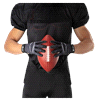 slide 20 of 21, Shock Doctor Cutters Game Day Receiver Gloves, Black Topo, L/XL, LG/XL