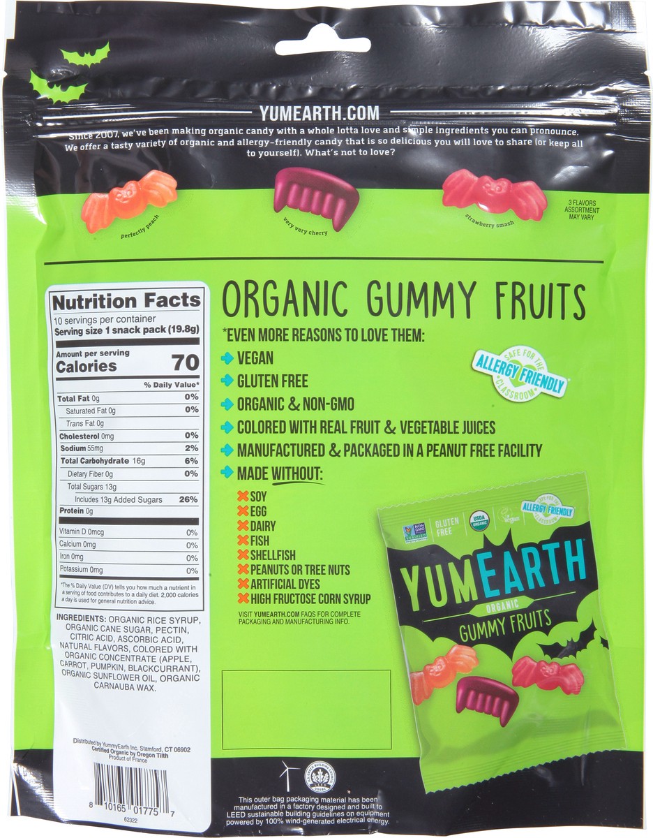 slide 5 of 9, YumEarth Organic Gummy Fruits, 7 oz