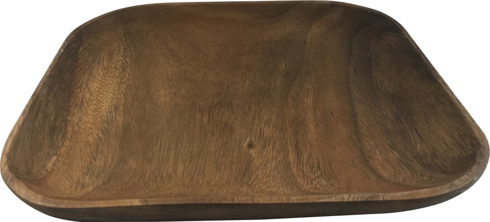 slide 1 of 1, Dash Of That Acacia Wood Square Serving Platter - Brown, 1 ct