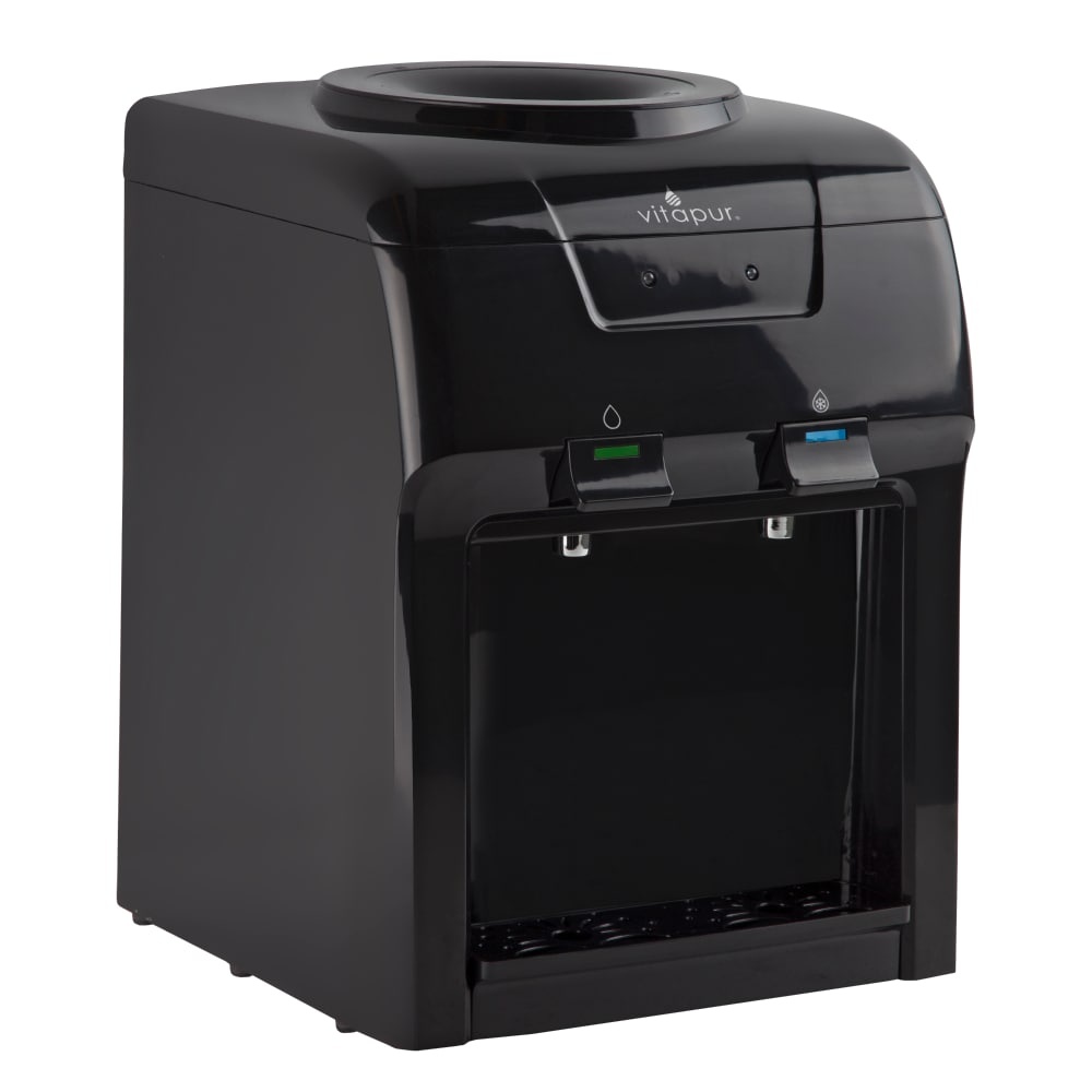 slide 1 of 1, Vitapur Countertop Water Dispenser - Black, 1 ct