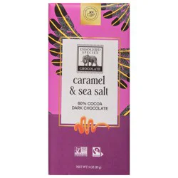 Endangered Species Dark Chocolate With Caramel And Sea Salt Chocolate Bar