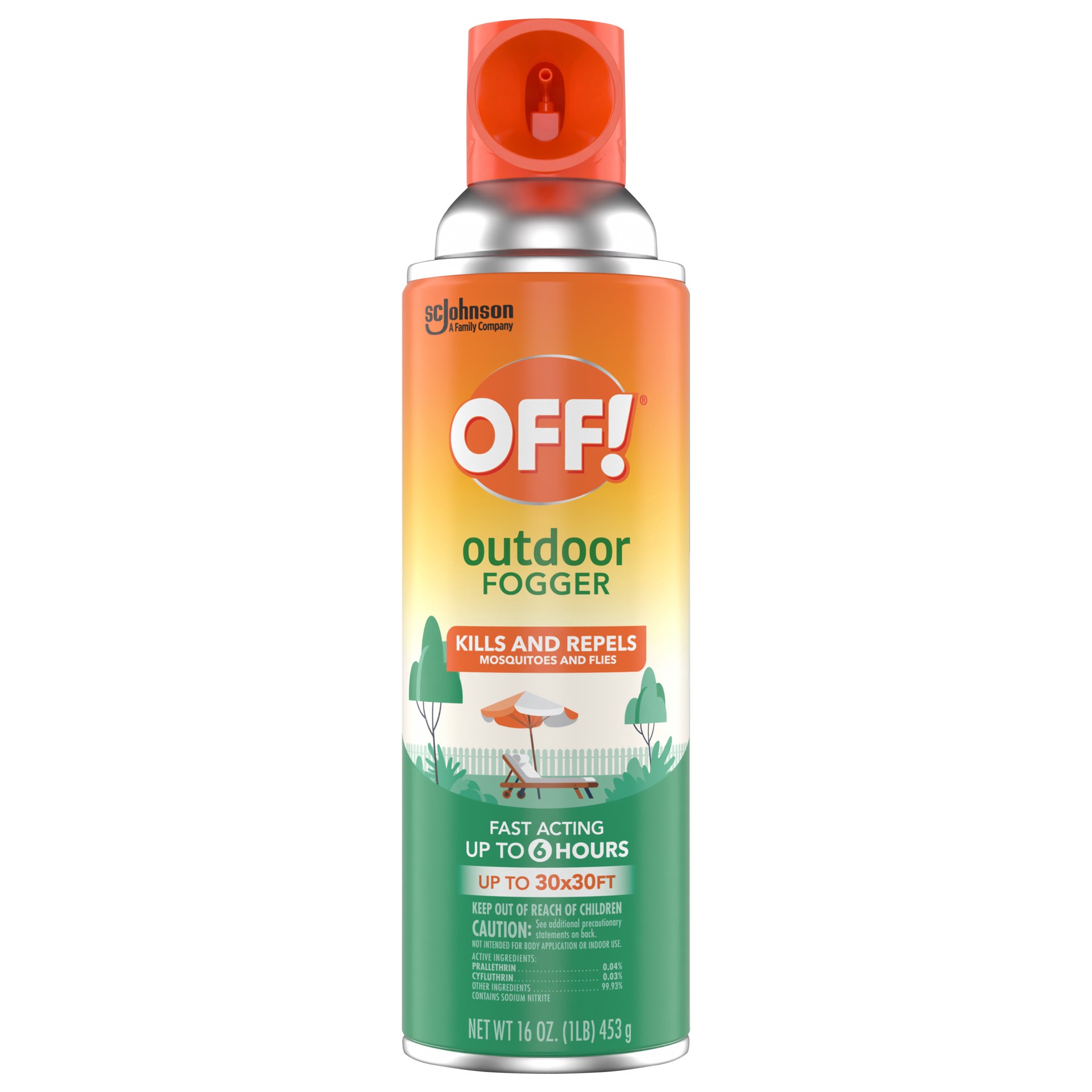 slide 1 of 7, OFF! Backyard Outdoor Fogger, Bug Repellent Fog for Mosquitoes, Flies & More, 16 oz, 16 oz