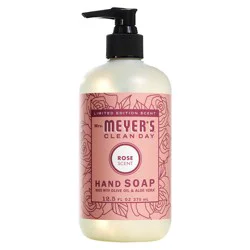 Mrs. Meyer's Mrs. Meyer''s Clean Day Liquid Hand Soap, Rose Scent, 12.5 Ounce Bottle