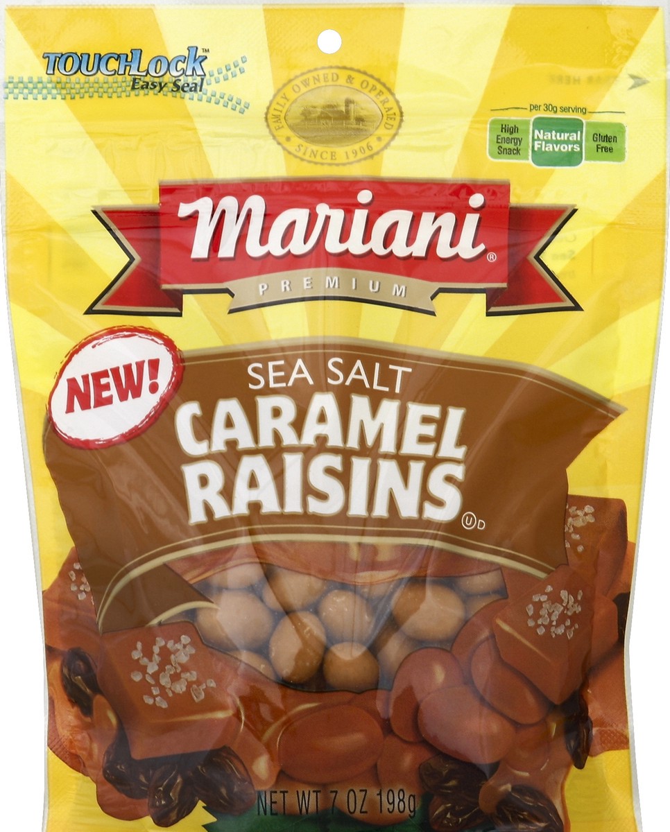 slide 2 of 2, Mariani Packing Company Sea Salt Caramel Raisins, 7 oz