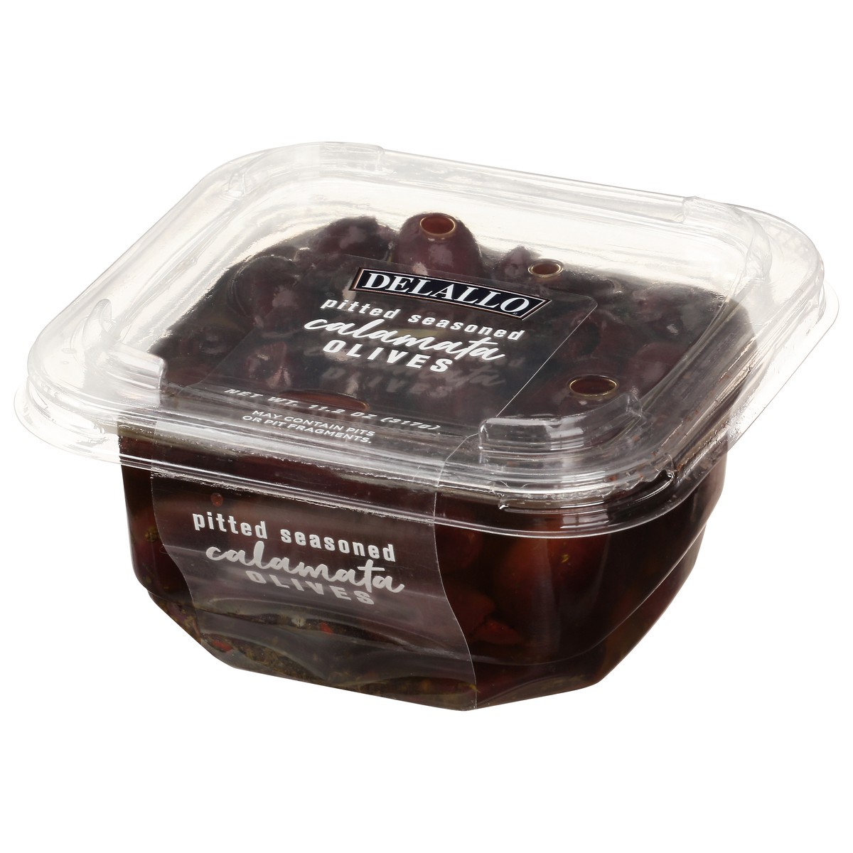 slide 9 of 13, DeLallo Pitted Seasoned Calamata Olives 11.2 oz, 11.2 oz