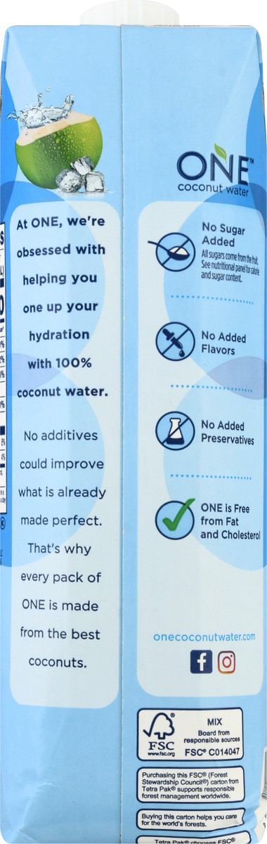 slide 2 of 13, ONE 100% Coconut Water - 33.8 oz, 33.8 oz