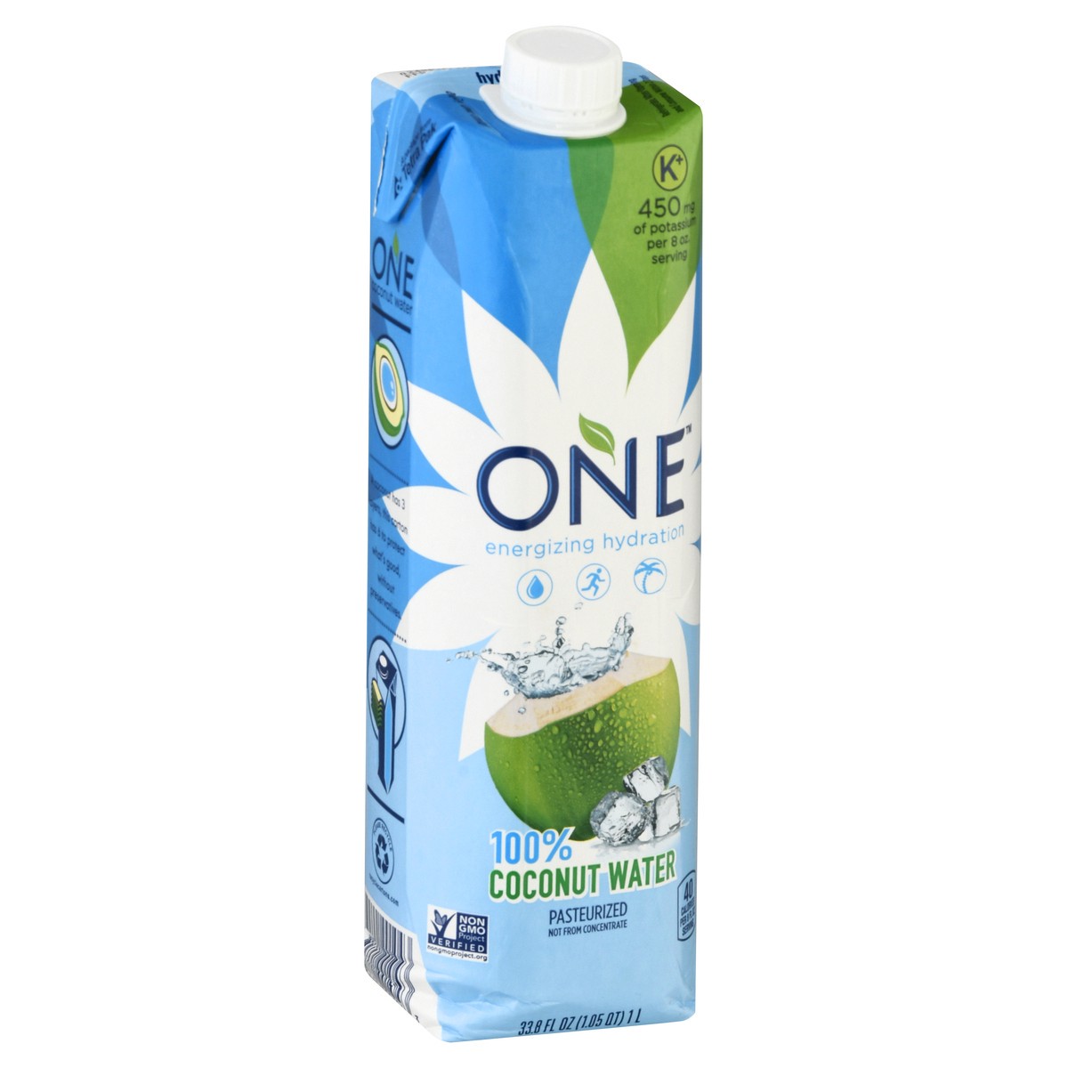 slide 7 of 13, ONE 100% Coconut Water - 33.8 oz, 33.8 oz