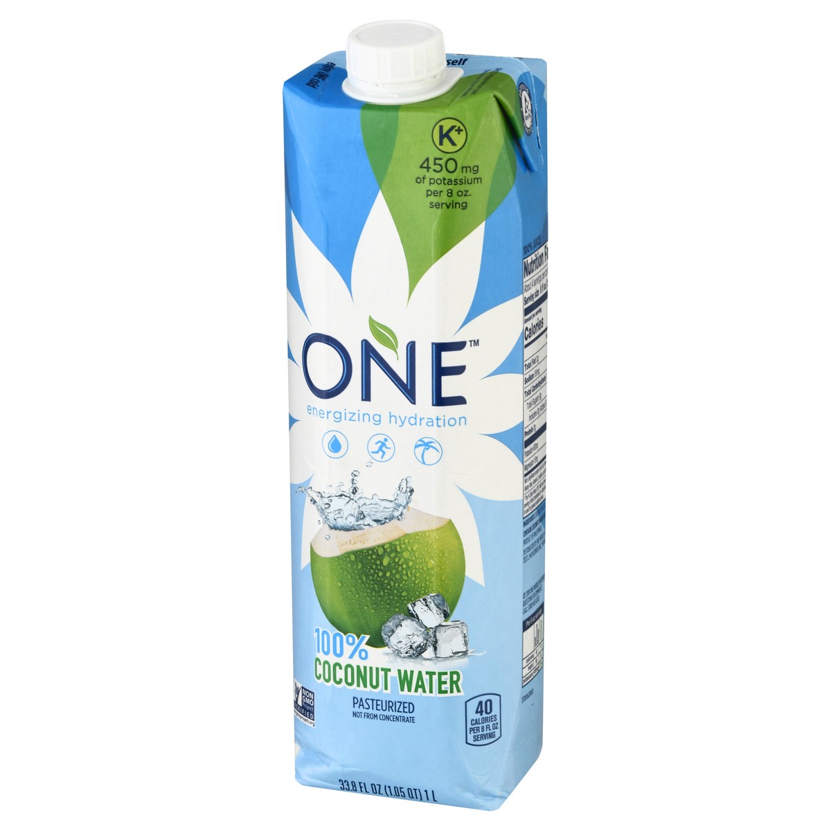 slide 11 of 13, ONE 100% Coconut Water - 33.8 oz, 33.8 oz