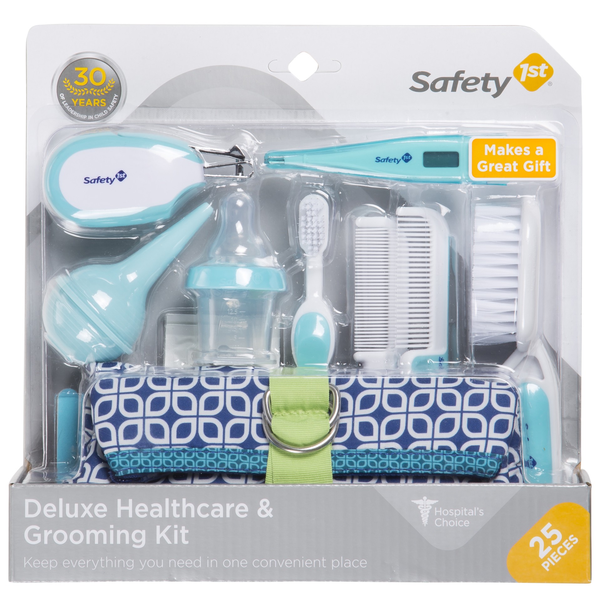 slide 2 of 6, Safety 1ˢᵗ Deluxe Healthcare & Grooming Kit, Arctic Blue, 0.95 lb