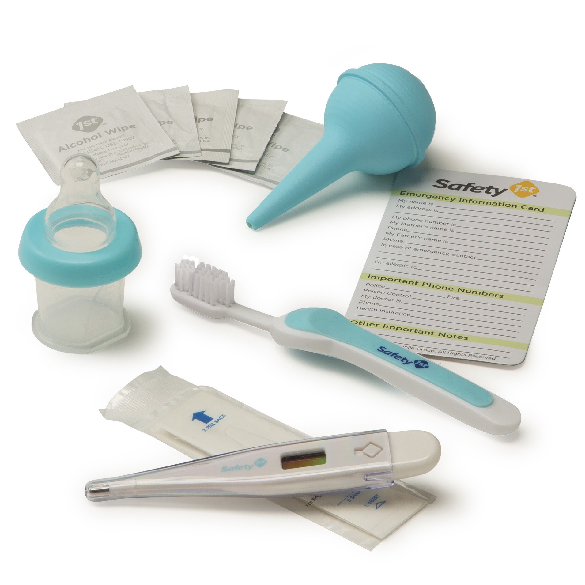 slide 3 of 6, Safety 1ˢᵗ Deluxe Healthcare & Grooming Kit, Arctic Blue, 0.95 lb