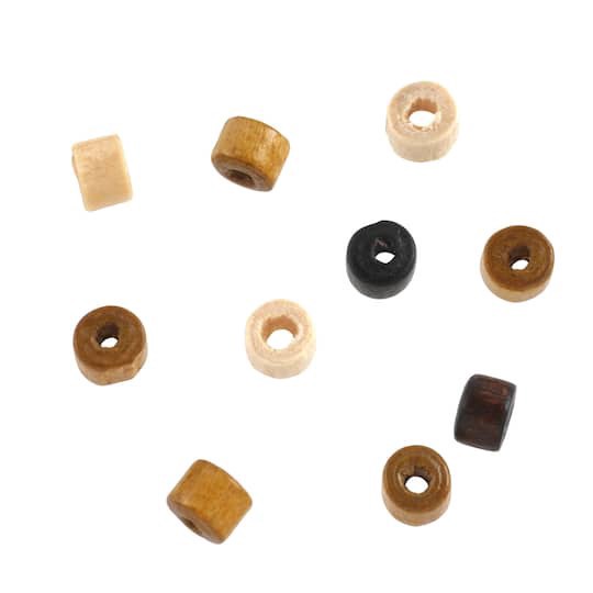 slide 1 of 3, Wooden Tube Beads, 4mm By Bead Landing, 4 mm