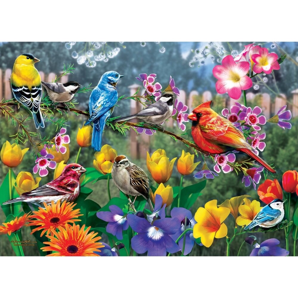 slide 4 of 6, Morning Garden 1000 pc, 1000 ct, 19.25inx26.75 in