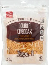 Harris Teeter Shredded Double Cheddar Cheese