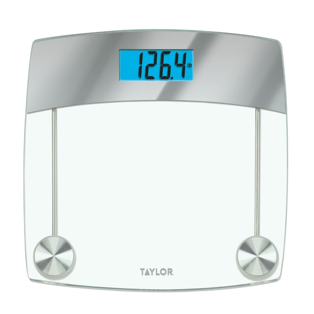 slide 1 of 1, Taylor Bathroom Scale - Clear, 1 ct