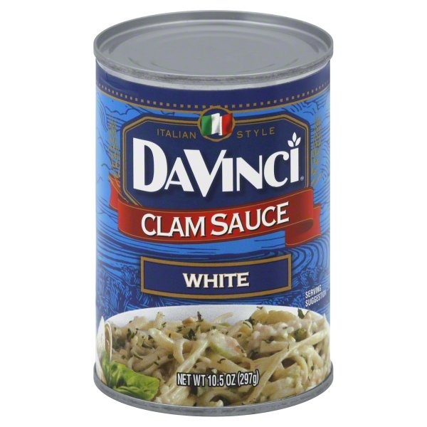 slide 1 of 1, DaVinci White Clam Sauce, 1 ct