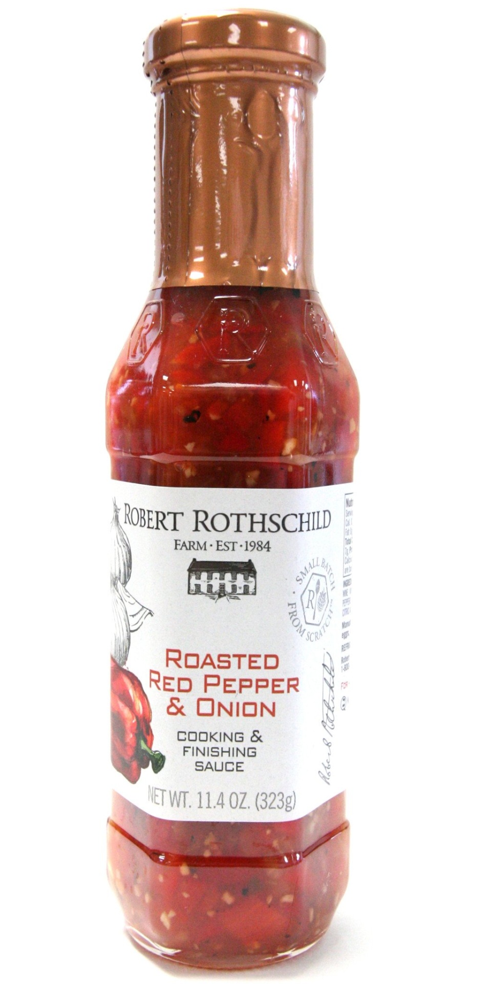 slide 1 of 1, Robert Rothschild Farm Roasted Red Pepper Onion Sauce, 11.4 oz