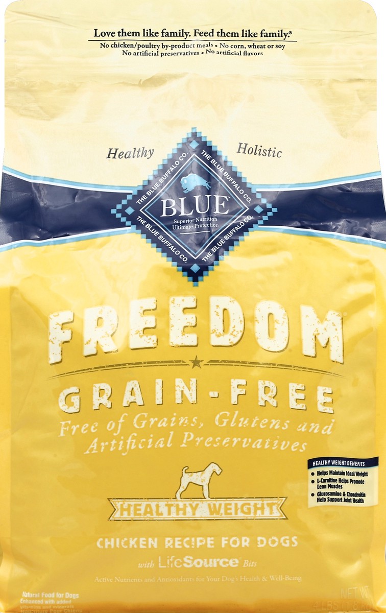 slide 3 of 8, Blue Food for Dogs 4 lb, 4 lb