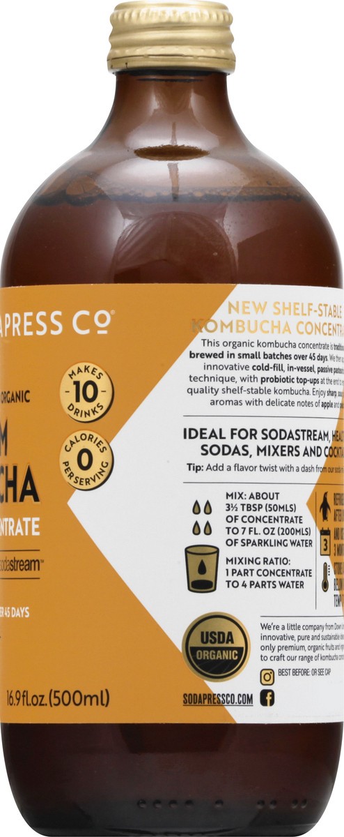 slide 4 of 12, Soda Press Organic Concentrate Original Kombucha 16.9 oz, 16.9 fl oz