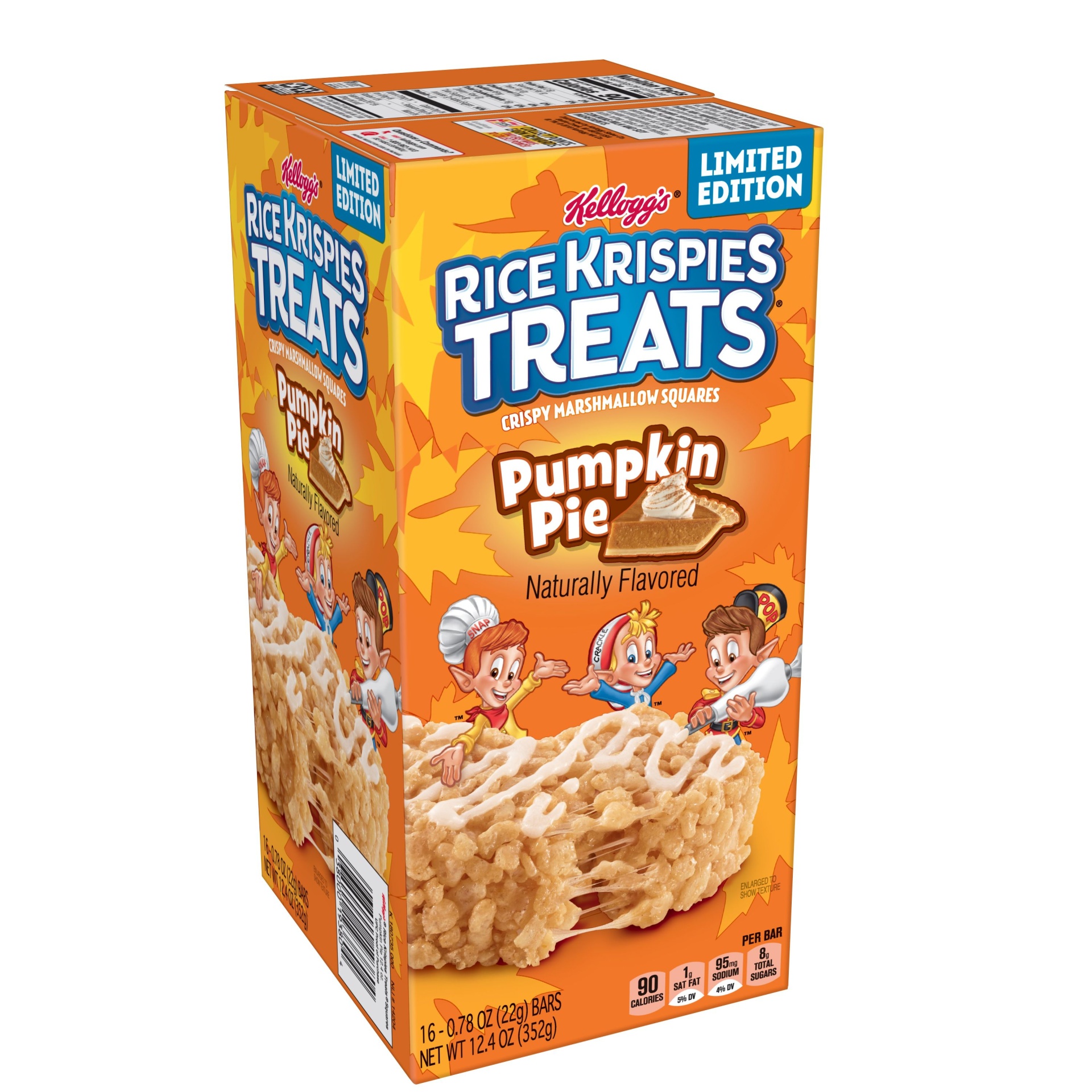 slide 1 of 7, Rice Krispies Treats Pumpkin Pie, 1 ct