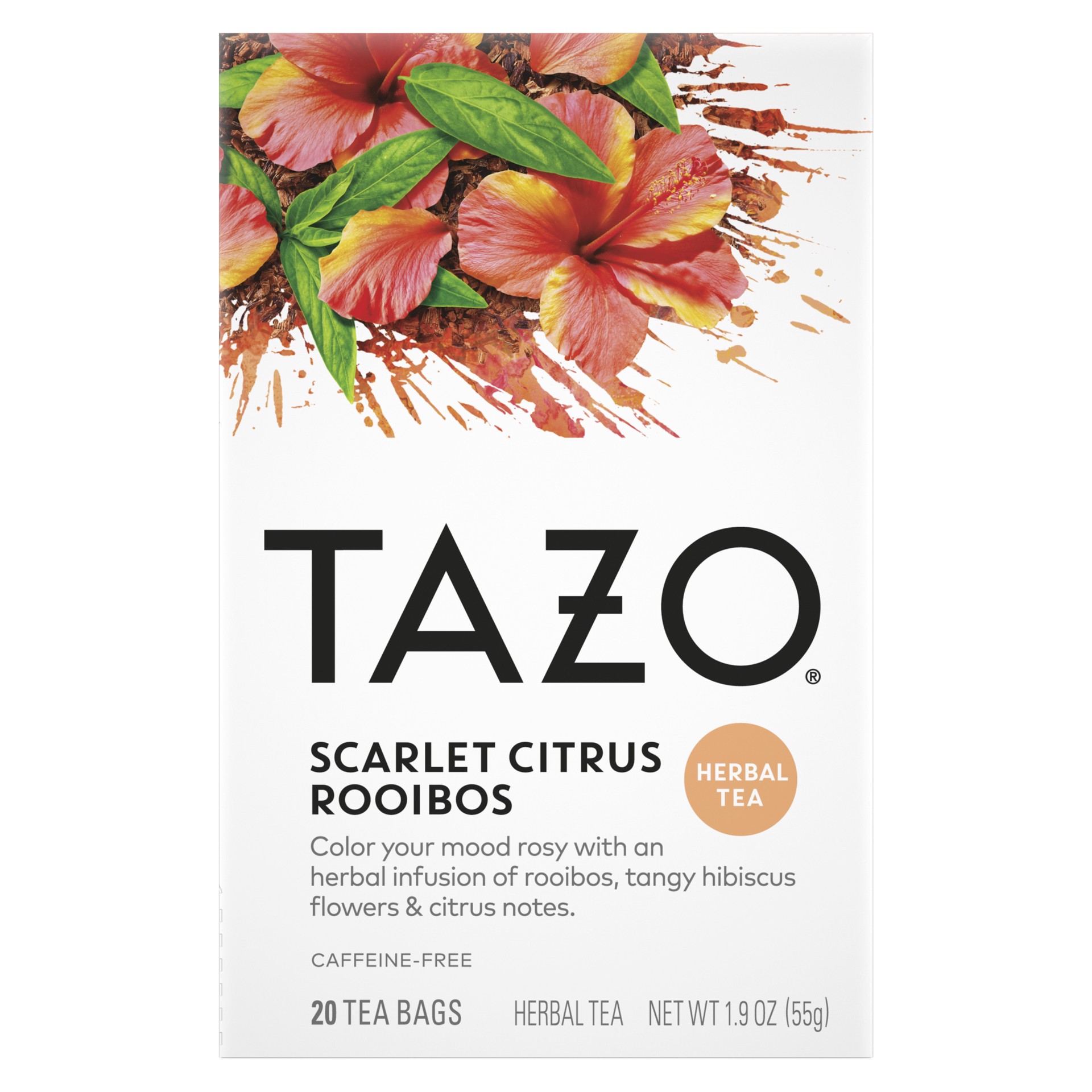slide 1 of 5, TAZO Tea Bag Scarlet Citrus Rooibos, 22 1N, 22 ct