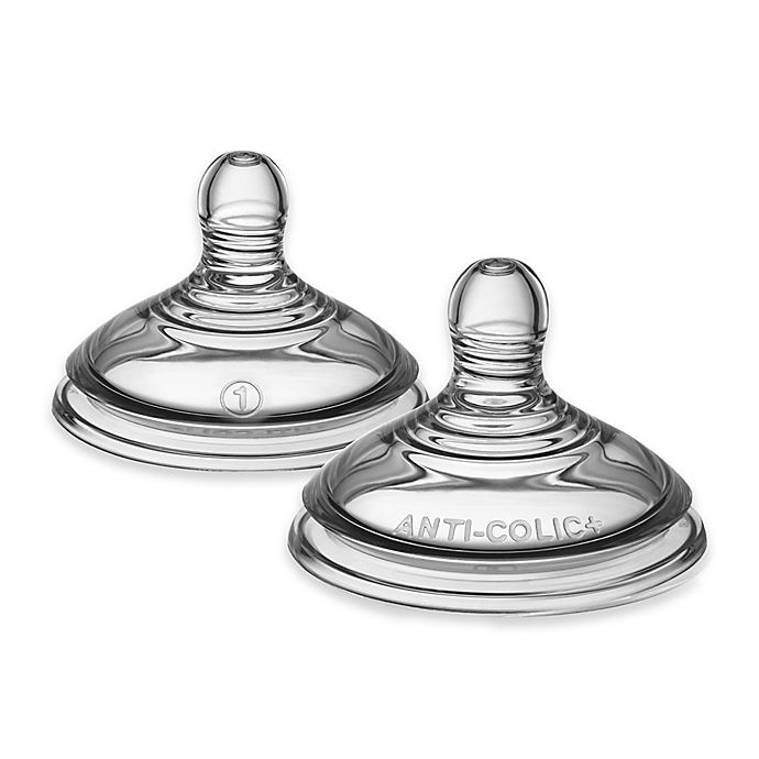 slide 1 of 8, Tommee Tippee Advanced Colic Newborn Slow Flow Baby Bottle Nipples, 2 ct