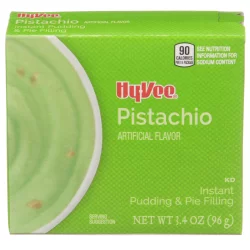 Hy-vee Pistachio Instant Pudding & Pie Filling - 3.4 oz