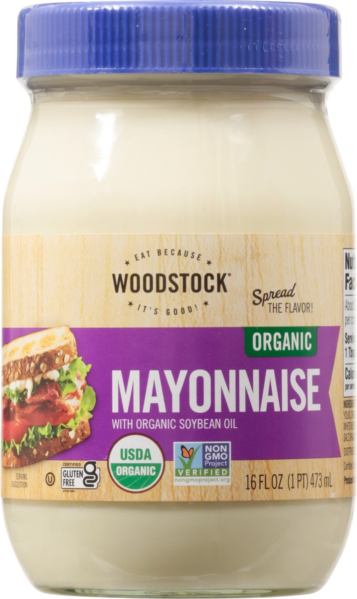 slide 6 of 9, Woodstock Organic Mayonnaise, 16 oz