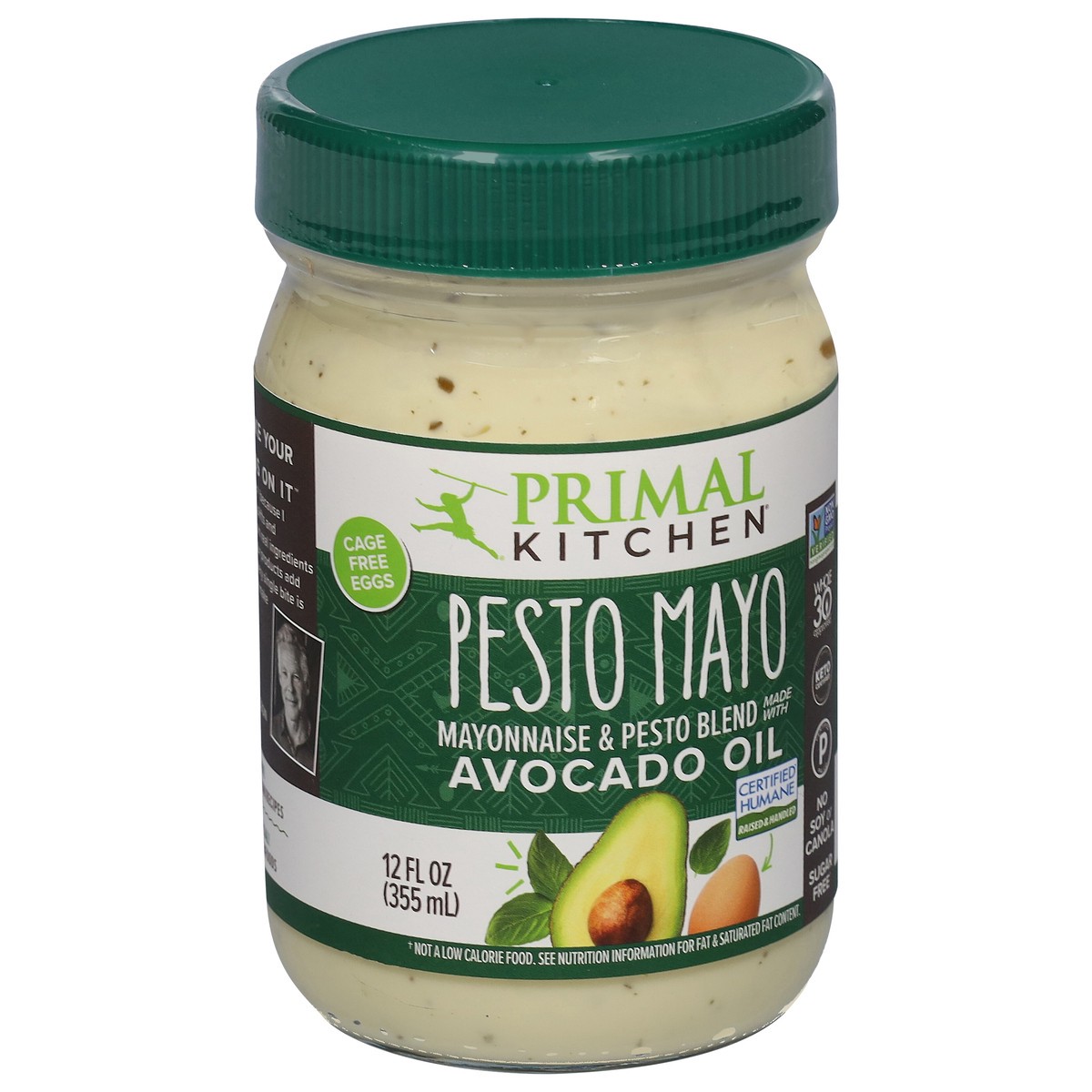 slide 2 of 9, Primal Kitchen Pesto Mayo 12 fl oz, 12 fl oz