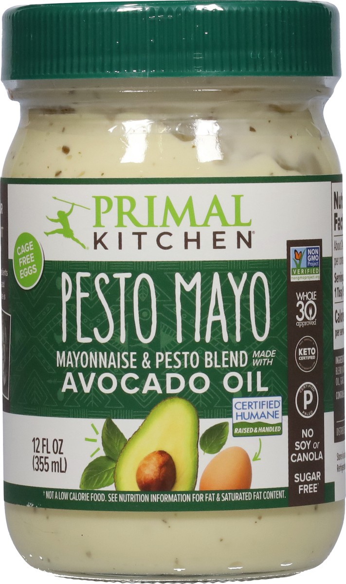 slide 6 of 9, Primal Kitchen Pesto Mayo 12 fl oz, 12 fl oz