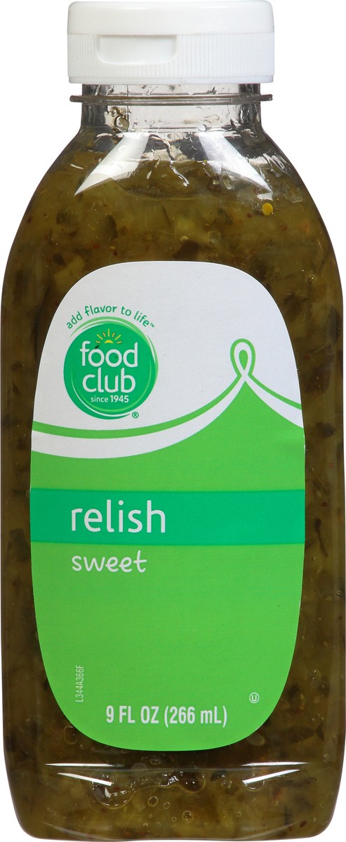 slide 9 of 11, Food Club Squeeze Sweet Relish, 9 oz