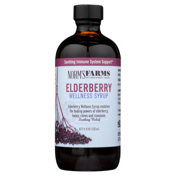 slide 1 of 1, Norm's Farms Elderberry Wellness Syrup, 1 ct