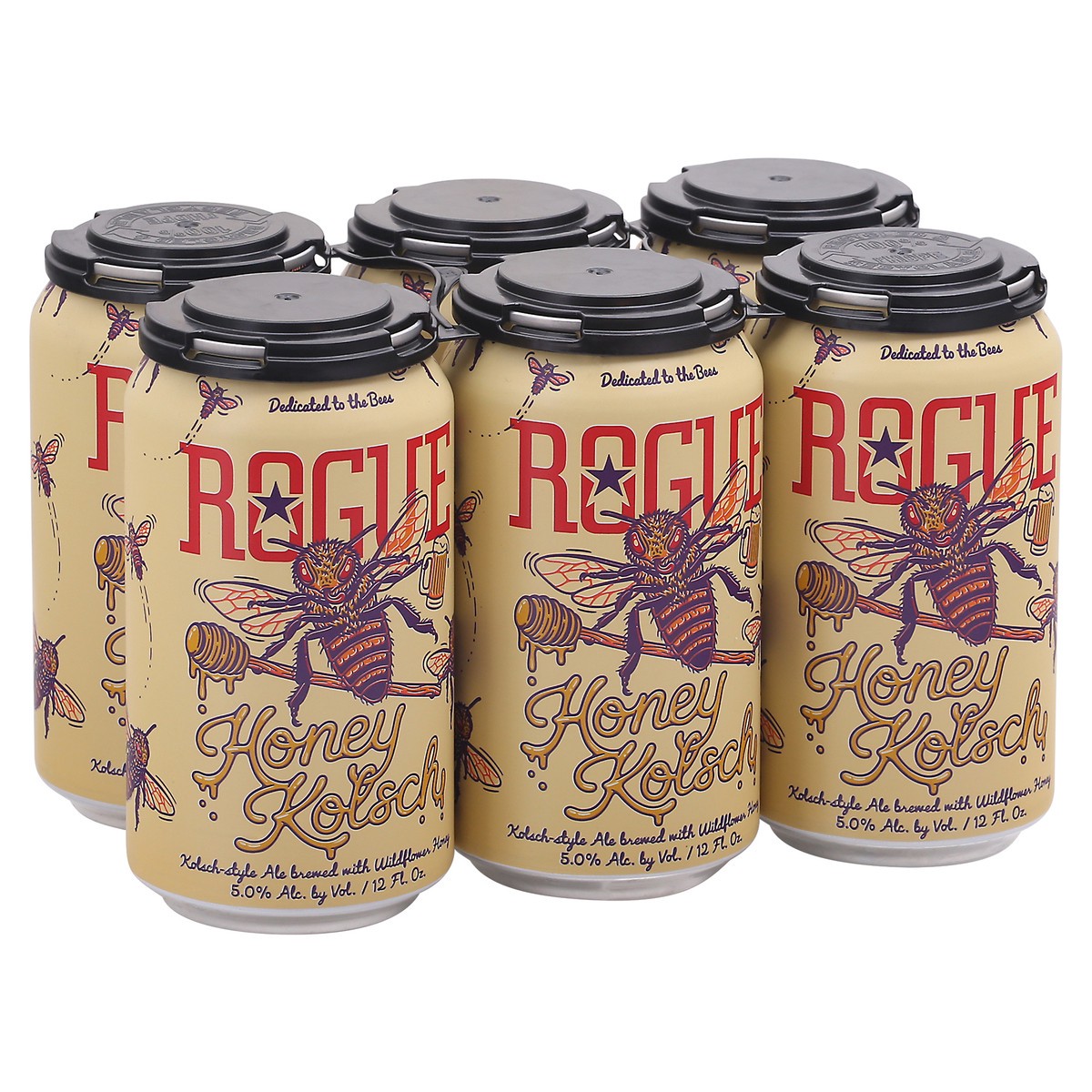 slide 2 of 9, Rogue Honey Kolsch, 6 ct; 12 oz