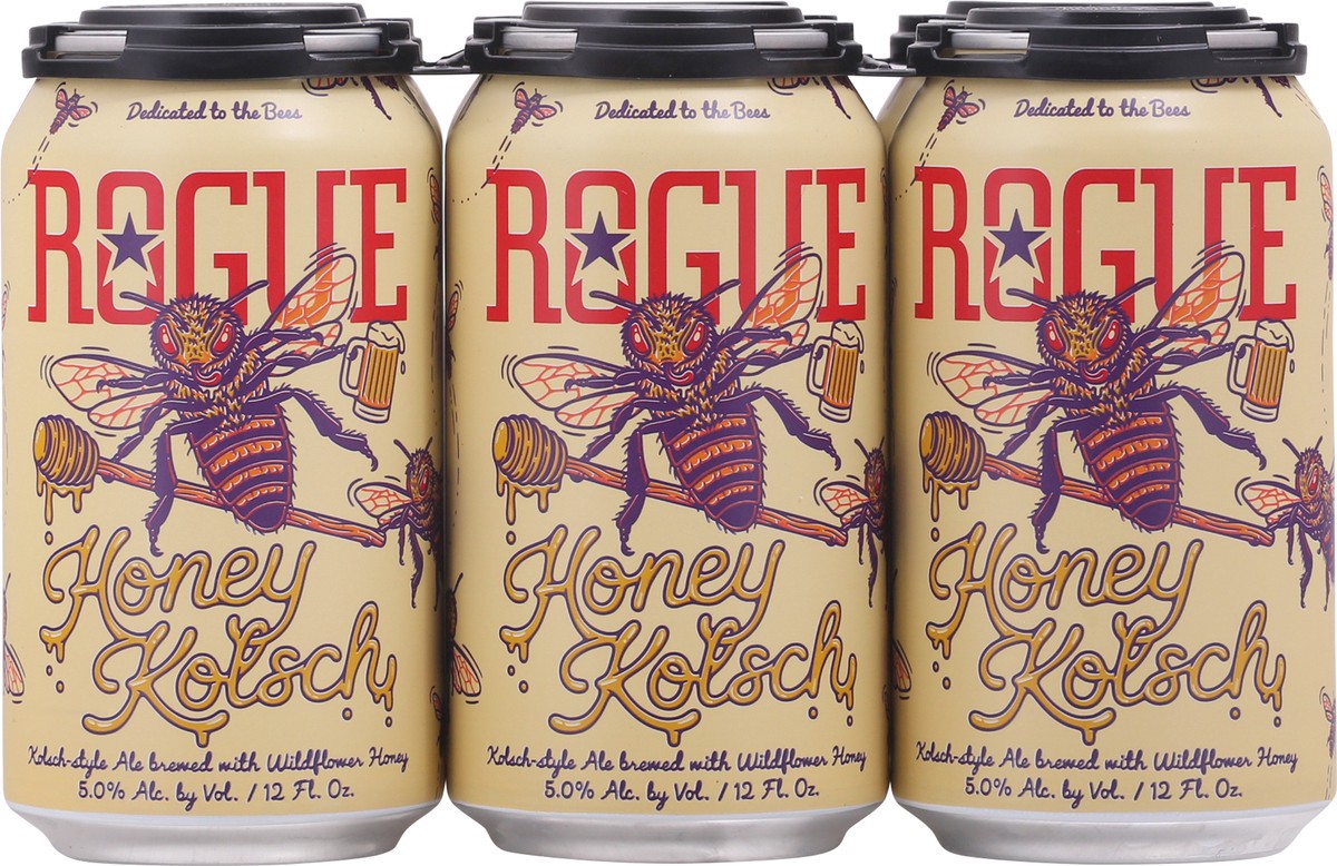 slide 6 of 9, Rogue Honey Kolsch, 6 ct; 12 oz