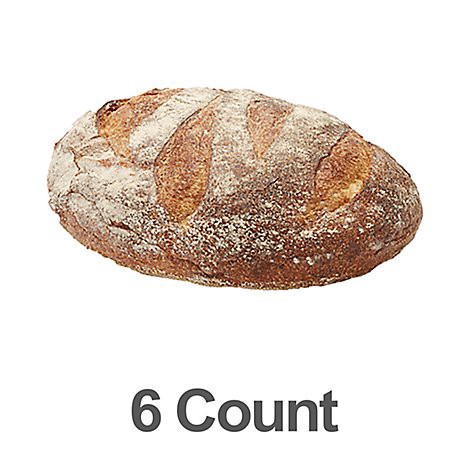 slide 1 of 1, Bakery Rolls Sourdough - 6 Count, 6 ct
