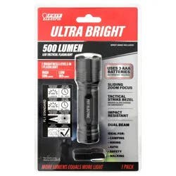 Feit Electric Ultra Bright 500 Lumen LED Tactical Flashlight 1 ea