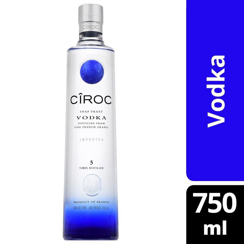 slide 1 of 7, Ciroc Vodka Vodka Snap Frost, 750 ml